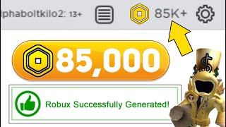 THIS TOP SECRET ROBUX GENERATOR GIVES YOU ROBUX WITHOUT DOING ANYTHING [upl. by Schoenberg931]