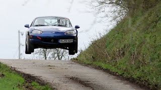 Rallye MX5  Miata Big Jump  Rallyesprint Oberderdingen 2014 [upl. by Gruver]