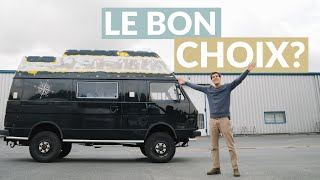 4 Résultat de la modification du toit sur notre fourgon 4x4 que lon prépare pour un tour du monde [upl. by Ainehta149]