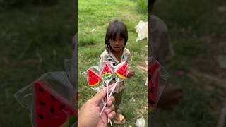 Yummy bites Watermelon 🍉 candy eating by villagee viralvideo satisfying fyp [upl. by Henson]