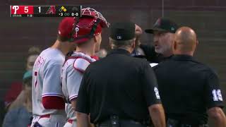 Philadelphia Phillies Vs Arizona Diamondback  Benches Clear  June 12th 2023 [upl. by Battat732]