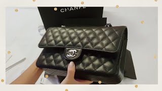 CHANEL CLASSIC FLAP UNBOXING [upl. by Ulises]