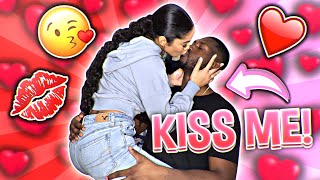 I CANT STOP KISSING PRANK ON BOYFRIEND❤️ [upl. by Gide]