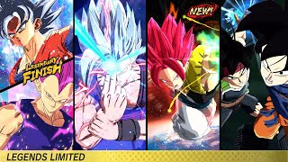 2024 NEW LEGENDS LIMITED CHARACTER REVEALS amp ALL LEGENDARY FINISHES DB Legends [upl. by Fenton]