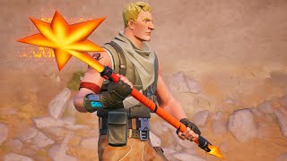 Stellar Striker pickaxe gameplay in Fortnite both styles [upl. by Bear]