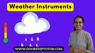 Weather Instruments Thermometer Barometer Anemometer Rain Gauge Stevenson Screen Geography [upl. by Nevet]