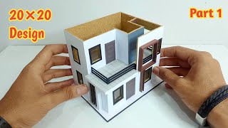 20x20 House Design  House Model Design Simple [upl. by Rases]