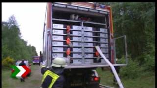 Waldbrand in Viersen  Großübung der Feuerwehr 10052009 [upl. by Layol]