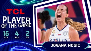 Jovana Nogic 16 PTS  TCL Player Of The Game  SRB vs GBR  FIBA EuroBasketWomen 2023 [upl. by Asilana]