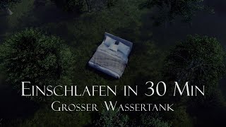 Wassertank 😌 entspannende tiefe Frequenzen  ASMR  Einschlafen in wenigen Min schwarzer Bildschirm [upl. by Seabury]