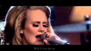 Adele One And Only HD OFFICIAL VIDEO LYRICS LIVE [upl. by Mini]