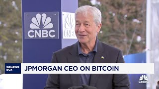 JPMorgan CEO Jamie Dimon on bitcoin My personal advice is dont get involved [upl. by Nasah]