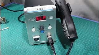 THE 858D 700W SOLDER REWORK STATION KIT REVIEW [upl. by Bluh]