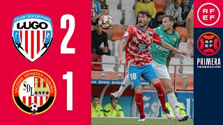 Resumen PrimeraFederación  CD Lugo 21 SD Logroñés  Jornada 8 Grupo 1 [upl. by Llenrag374]