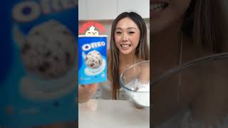 3 Ingredient Oreo Mochi Ice Cream shorts [upl. by Gelman]