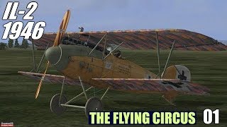 IL2 Sturmovik 1946 BAT Mod quotThe flying circusquot Mission 01 Jagdgeschwader 1 Aircraft [upl. by Kurtis988]