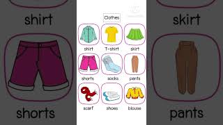 10 Clothes Name  cloth name  kapdon ke naam english mein  कपड़ों के नाम  10 kapdon ke naam [upl. by Anisamoht]