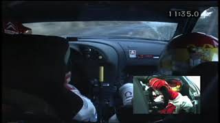 Citroën Xsara WRC feat Sebastien Loeb  2003 Rallye Monte Carlo SS08 Onboard [upl. by Nylevol753]