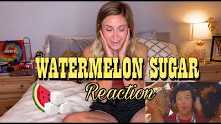 HARRY STYLES WATERMELON SUGAR OFFICIAL VIDEO REACTION [upl. by Talie524]