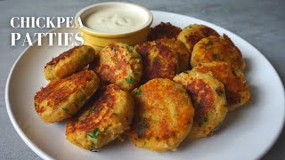 Chickpea Patties Recipe  The Best Chickpea Recipe Ever [upl. by Arriat]