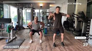 Chris Hemsworth reveals his goto ten minute Centr workout with Luke Zocchi Zoz Celebrities [upl. by Arrek]