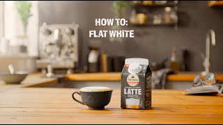 Zo maak je zelf een flat white – Nutroma Latte [upl. by Rayna92]