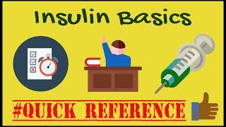 Insulin Types Basics and Side Effects  Quick Reference  PharmCept [upl. by Akinimod684]