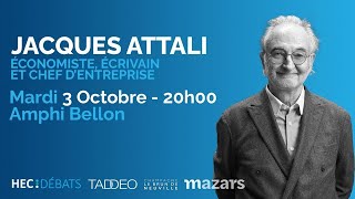 Les 3 grandes menaces des 50 prochaines années Jacques Attali invité dHEC Débats [upl. by Hgieliak]