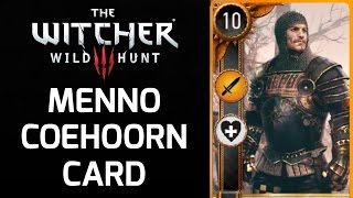 The Witcher 3 Winning the Menno Coehoorn Gwent Card [upl. by Tigirb]