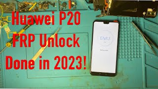 Huawei P20 EML L29 Google Account Unlock 2023 with TP [upl. by Gabriela]