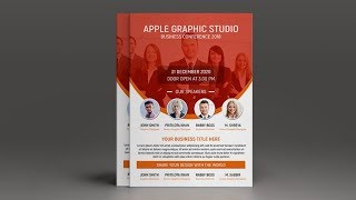 Design a Corporate Flyer  Photoshop Tutorial [upl. by Hedi]