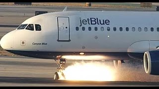 JetBlue Landing Gear Failure at LAX HDPart 2 [upl. by Meelak91]