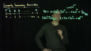 The Present Value of Arithmetically Increasing Annuities [upl. by Yokoyama]