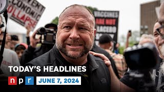 Alex Jones To Liquidate His Assets To Pay Sandy Hook Families  NPR News Now [upl. by Eibloc]