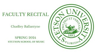 Faculty Recital Chadley Ballantyne bassbaritone  Lee Chapel 12024 [upl. by Rockel]