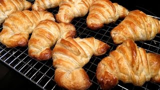 Cruasanes de hojaldre con nutella Solo 3 ingredientes MUY FÁCIL [upl. by Leerzej]