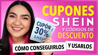 CUPONES SHEIN 🎫 CÓDIGOS DE DESCUENTO 🛒  Cómo conseguirlos y usarlos 🔥 [upl. by Drice]