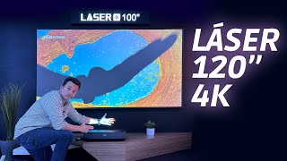 Proyector de Tiro Corto Láser hasta 120 Pulgadas de Hisense [upl. by Aeiram]