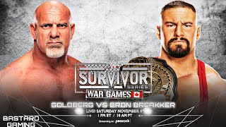 WWE 2K24  Goldberg VS Bron Breakker  Survivor Series [upl. by Herman791]