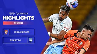 Brisbane Roar FC v Sydney FC  Highlights  Isuzu UTE ALeague 202324  Round 11 [upl. by Thane]