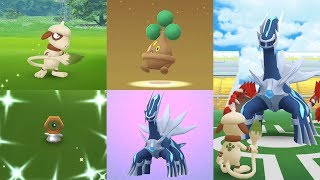 Catch SmeargleMeltan ShinyDialga Egg Bonsly  Legendary Dialga in Raid Fights Pokémon GO [upl. by Selena536]