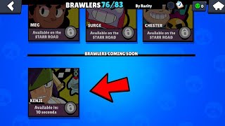 😍NEW BRAWLER KENJI IS HERE🎁FREE GIFTS Brawl Stars [upl. by Arymahs]