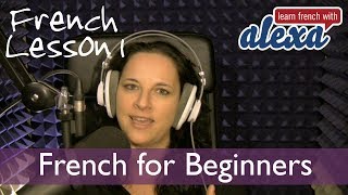 Learn French with Alexa Polidoro Free French Lesson 1 [upl. by Jorin312]