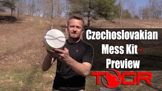 Inexpensive Cookset  Czechoslovakian Mess Kit  Preview [upl. by Melamie]