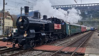 DBB Eb 35 mit quotWhisky Trainquot einfahrt in BielBienne [upl. by Wandis637]