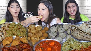 Guess the Indian Serial Food Challenge  Spicy Maggi Golgappa Momos Spring Roll Besan ke Laddu [upl. by Lundeen]