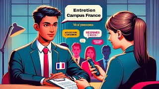 Simulation dentretien Campus France  Questions et Réponses [upl. by Nepil]