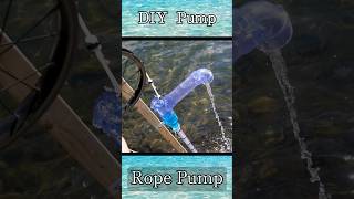 【DIY】ロープポンプの作り方 shorts diy pump water pump waterpump [upl. by Bluh]