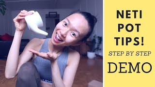 HOW TO USE A NETI POT [upl. by Nylikcaj291]