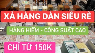 DÀN HIẾM LOA VIP  XẢ HẾT MINI GIÁ SIÊU RẺ  ĐẦU CÔNG SUẤT CAO CÓ GIẢI MÃ  THANH LÝ MẤY MÓN CHO AE [upl. by Rasaec432]